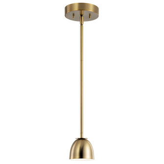 Baland LED Mini Pendant in Brushed Natural Brass (12|52419BNBLED)