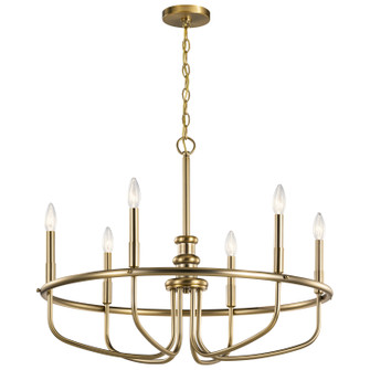 Capitol Hill Six Light Chandelier in Classic Bronze (12|52304CLZ)