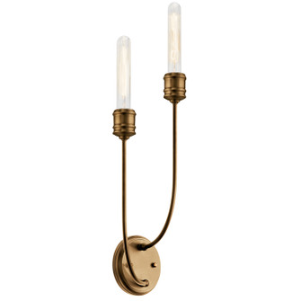 Hatton Two Light Wall Sconce in Satin Bronze (12|52259SB)