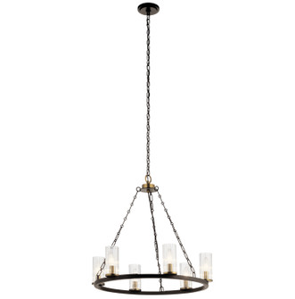 Mathias Six Light Chandelier in Olde Bronze (12|52107OZ)