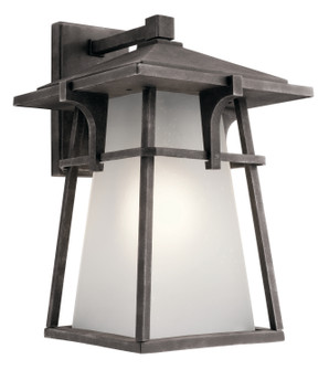 Beckett One Light Outdoor Wall Mount in Weathered Zinc (12|49723WZC)