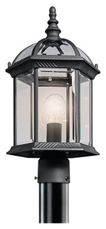 Barrie One Light Outdoor Post Mount in Black (12|49187BK)