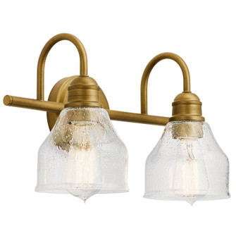 Avery Two Light Bath in Natural Brass (12|45972NBR)