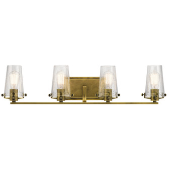 Alton Four Light Bath in Natural Brass (12|45298NBR)