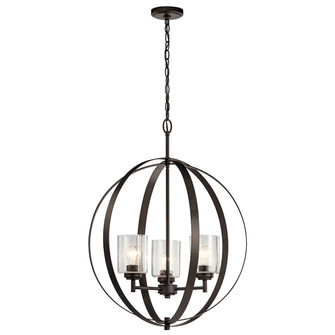 Winslow Three Light Chandelier in Olde Bronze (12|44034OZ)