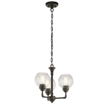 Niles Three Light Chandelier/Semi Flush Mount in Olde Bronze (12|43992OZ)