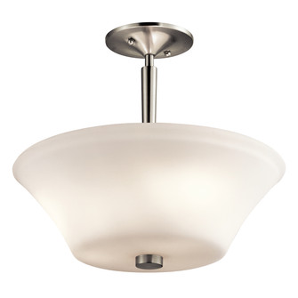 Aubrey LED Semi Flush Mount in Brushed Nickel (12|43669NIL18)