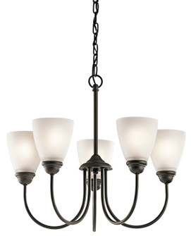 Jolie Five Light Chandelier in Olde Bronze (12|43638OZ)