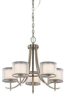 Tallie Five Light Chandelier in Antique Pewter (12|43149AP)