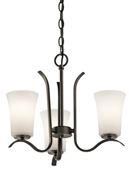 Armida Three Light Mini Chandelier in Olde Bronze (12|43073OZ)