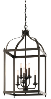 Larkin Six Light Foyer Chandelier in Olde Bronze (12|42568OZ)