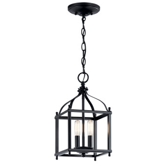 Larkin Two Light Pendant in Black (12|42565BK)
