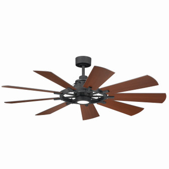 Gentry 60''Ceiling Fan in Distressed Black (12|300260DBK)