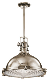 Hatteras Bay One Light Pendant in Polished Nickel (12|2682PN)