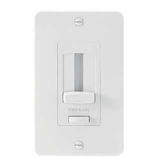 Under Cabinet Accessories LED Driver + Dimmer Trim in White Material (Not Painted) (12|1DDTRIMWH)