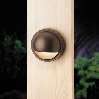 Six Groove One Light Landscape Deck in Textured Architectural Bronze (12|15064AZT)