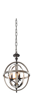 Rothwell Three Light Pendant in Polished Satin Nickel (33|6593PSN)