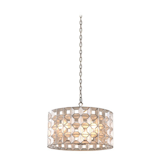 Prado Three Light Pendant in Oxidized Silver Leaf (33|509151OSL)