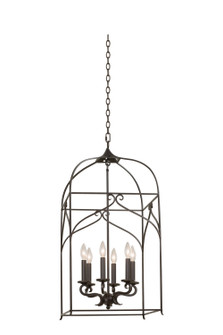 Somers Six Light Hanging Lantern in Heirloom Bronze (33|508251HB)