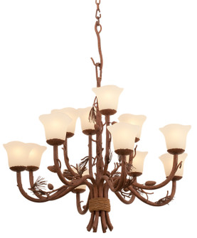 Ponderosa 12 Light Chandelier in Ponderosa (33|5042PD/1255)