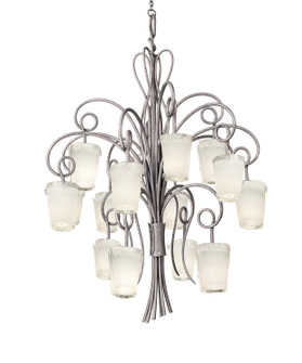 Tribecca 16 Light Foyer Pendant in Pearl Silver (33|4299PS/FROST)
