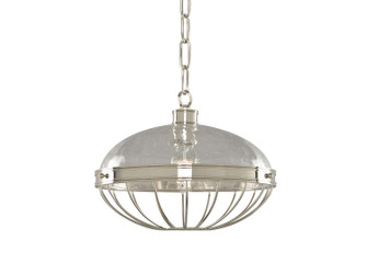 Montauk One Light Pendant in Polished Nickel (33|311353PN)