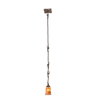 Vine One Light Mini Pendant in Bark (33|1821BA/PS5201)