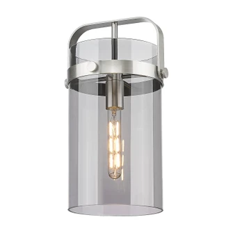 Downtown Urban Glass in Light Smoke Pilaster (405|G413-1S-8SM)