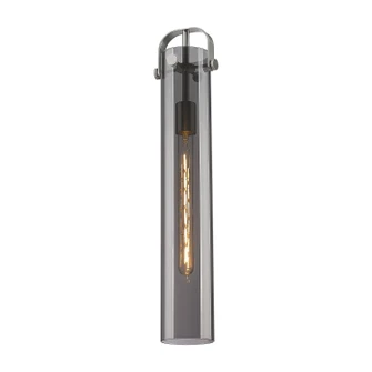 Downtown Urban Glass in Light Smoke Pilaster (405|G413-1S-4SM)