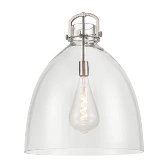 Downtown Urban Glass in Clear Newton Bell (405|G412-18CL)