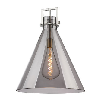 Downtown Urban Glass in Light Smoke Newton Cone (405|G411-18SM)