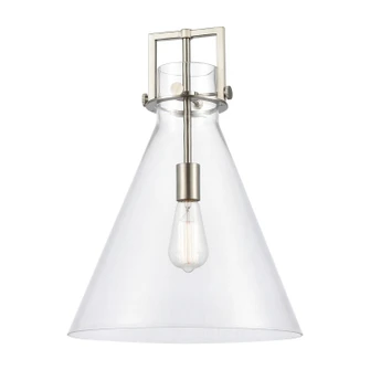 Downtown Urban Glass in Clear Newton Cone (405|G411-14CL)