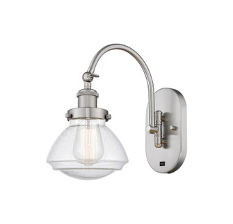 Franklin Restoration One Light Wall Sconce in Brushed Satin Nickel (405|918-1W-SN-G324)