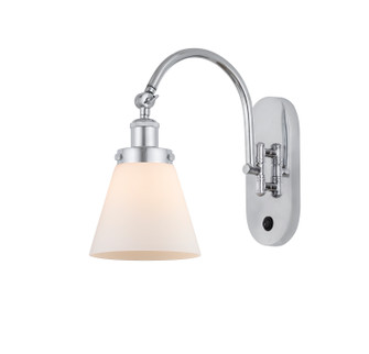 Franklin Restoration One Light Wall Sconce in Polished Chrome (405|918-1W-PC-G61)