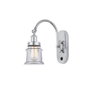 Franklin Restoration One Light Wall Sconce in Polished Chrome (405|918-1W-PC-G182S)