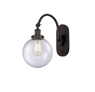 Franklin Restoration One Light Wall Sconce in Oil Rubbed Bronze (405|918-1W-OB-G204-8)
