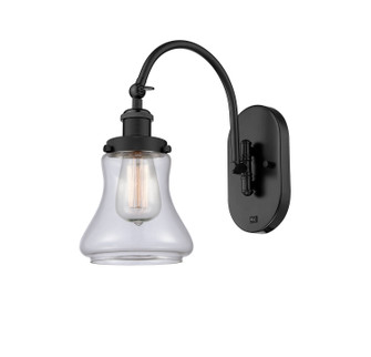 Franklin Restoration One Light Wall Sconce in Matte Black (405|918-1W-BK-G192)