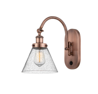 Franklin Restoration LED Wall Sconce in Antique Copper (405|918-1W-AC-G44-LED)