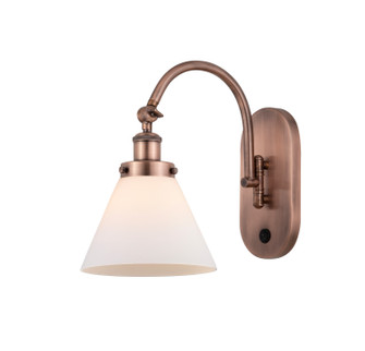 Franklin Restoration LED Wall Sconce in Antique Copper (405|918-1W-AC-G41-LED)