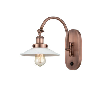 Franklin Restoration LED Swing Arm in Antique Copper (405|918-1W-AC-G1-LED)