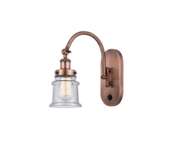 Franklin Restoration One Light Wall Sconce in Antique Copper (405|918-1W-AC-G184S)