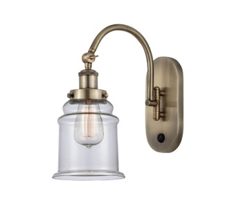 Franklin Restoration LED Swing Arm in Antique Brass (405|918-1W-AB-G182-LED)