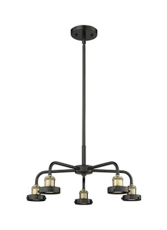 Ballston Urban Five Light Chandelier in Black Antique Brass (405|916-5CR-BAB)