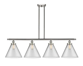 Ballston Urban Four Light Island Pendant in Brushed Satin Nickel (405|916-4I-SN-G42-L)