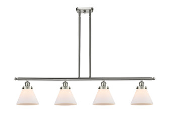 Ballston Urban Four Light Island Pendant in Brushed Satin Nickel (405|916-4I-SN-G41)