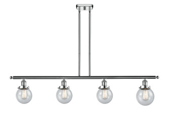 Ballston Urban Four Light Island Pendant in Polished Chrome (405|916-4I-PC-G204-6)