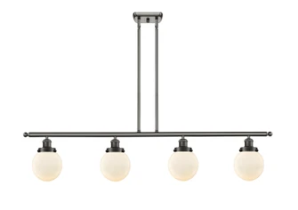 Ballston Urban LED Island Pendant in Oil Rubbed Bronze (405|916-4I-OB-G201-6-LED)