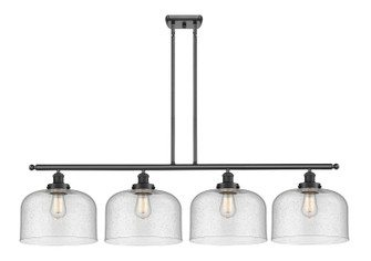Ballston Urban Four Light Island Pendant in Matte Black (405|916-4I-BK-G74-L)