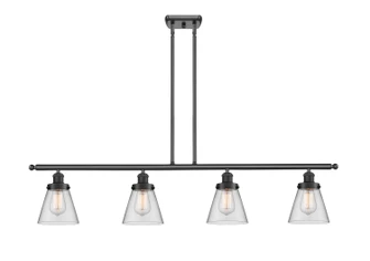 Ballston Urban Four Light Island Pendant in Matte Black (405|916-4I-BK-G62)