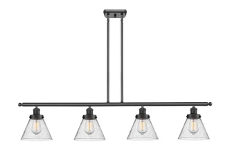 Ballston Urban LED Island Pendant in Matte Black (405|916-4I-BK-G44-LED)